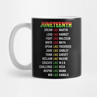 Juneteenth, Black Legends, Black History Mug